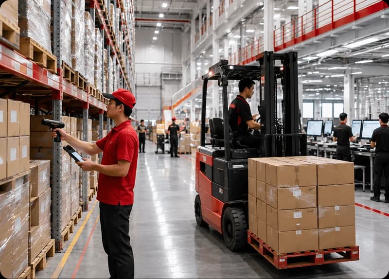 Code Claw warehouse team